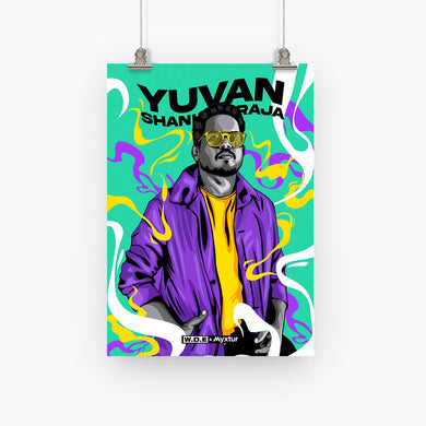 Yuvan Shankar Raja Psychedelic Tribute [WDE] Art-Poster