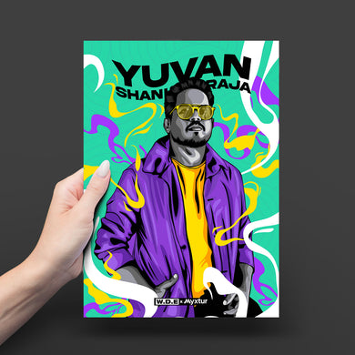 Yuvan Shankar Raja Psychedelic Tribute [WDE] Art-Poster