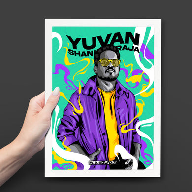 Yuvan Shankar Raja Psychedelic Tribute [WDE] Art-Poster