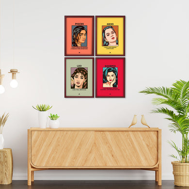 Bollywood Diva Assembly Art Poster-Combo