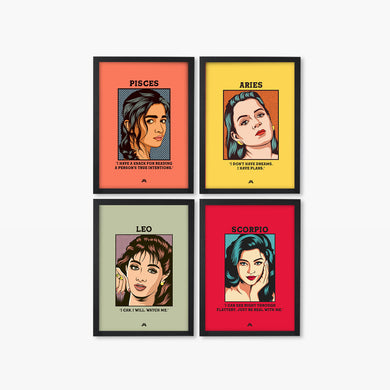 Bollywood Diva Assembly Art Poster-Combo