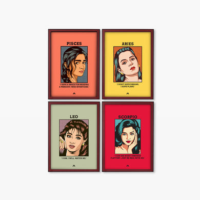 Bollywood Diva Assembly Art Poster-Combo