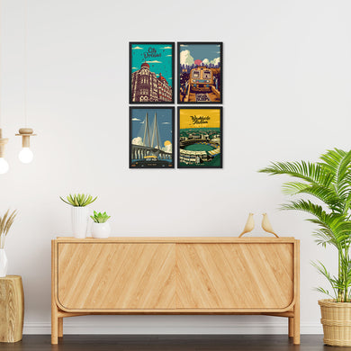 Bombay Dreams Collection Art Poster-Combo