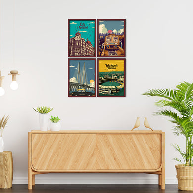 Bombay Dreams Collection Art Poster-Combo