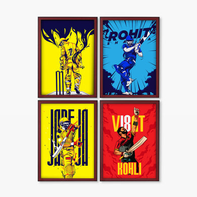 IPL Fever Art Poster-Combo