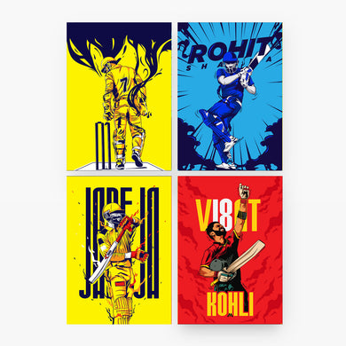 IPL Fever Art Poster-Combo