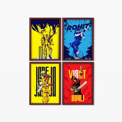 IPL Fever Art Poster-Combo