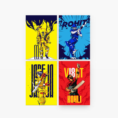IPL Fever Art Poster-Combo