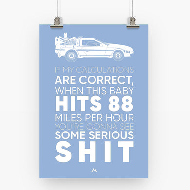 Movie Quote Wall Art Poster-Combo