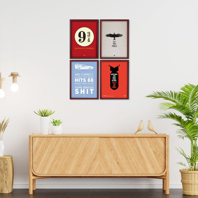 Movie Quote Wall Art Poster-Combo
