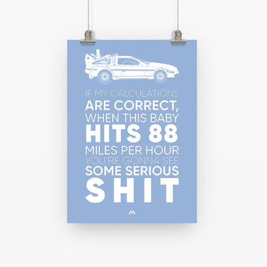 Movie Quote Wall Art Poster-Combo