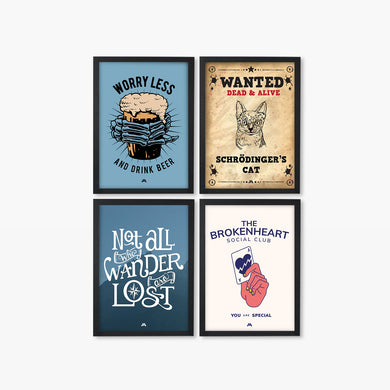 Quote Surprise Art Poster-Combo