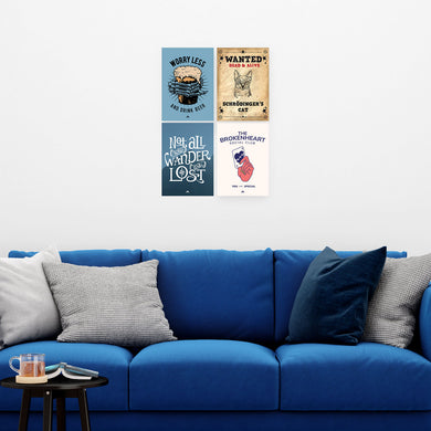 Quote Surprise Art Poster-Combo