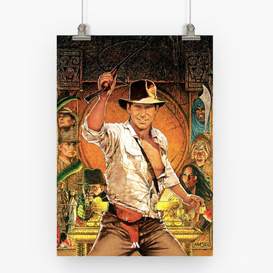 Indiana Jones Collection Art Poster-Combo