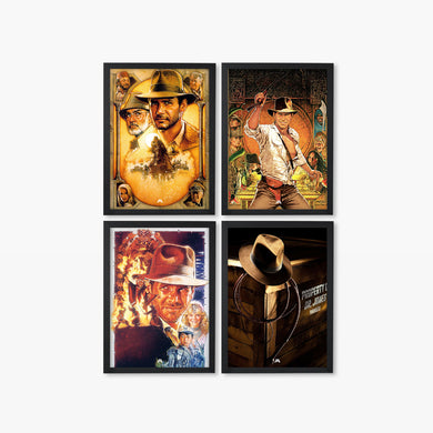 Indiana Jones Collection Art Poster-Combo