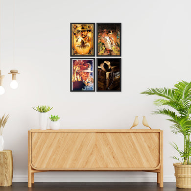 Indiana Jones Collection Art Poster-Combo