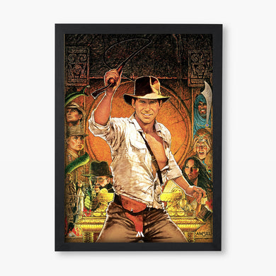 Indiana Jones Collection Art Poster-Combo