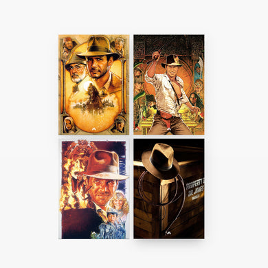 Indiana Jones Collection Art Poster-Combo