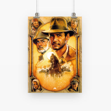 Indiana Jones Collection Art Poster-Combo