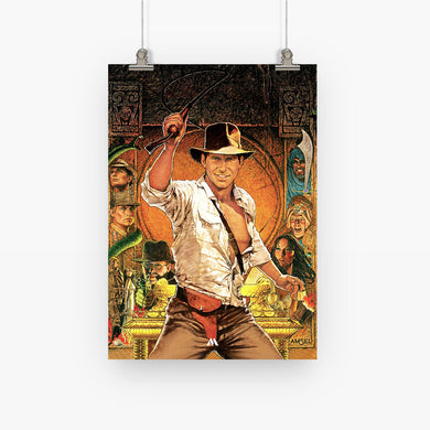 Indiana Jones Collection Art Poster-Combo