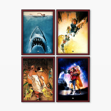 Retro Movie Mania Art Poster-Combo