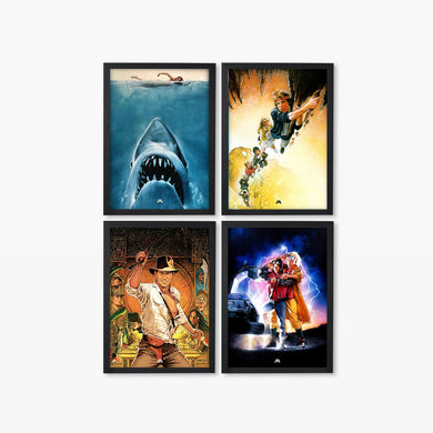 Retro Movie Mania Art Poster-Combo