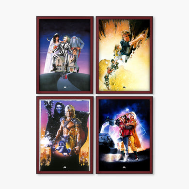 80s Movie Mania Art Poster-Combo