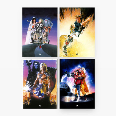 80s Movie Mania Art Poster-Combo