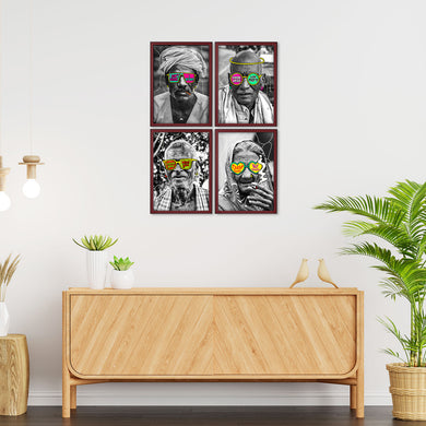 Pop Culture Shades Collection Art Poster-Combo