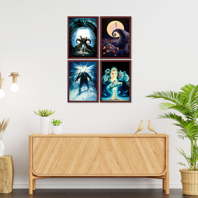 Magical Movie Realms Collection Art Poster-Combo