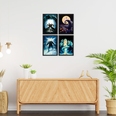 Magical Movie Realms Collection Art Poster-Combo