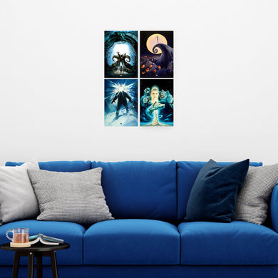 Magical Movie Realms Collection Art Poster-Combo