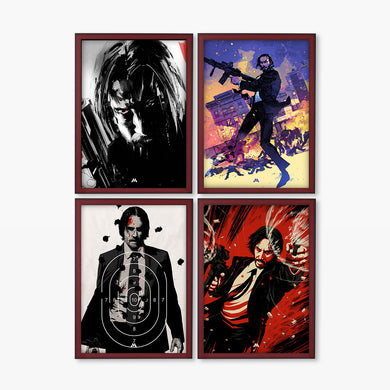The Chronicles of John Wick Art Poster-Combo