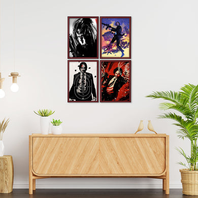 The Chronicles of John Wick Art Poster-Combo