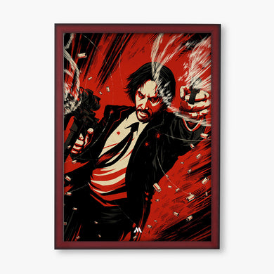 The Chronicles of John Wick Art Poster-Combo