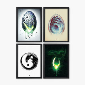 The Alien Collection Art Poster-Combo