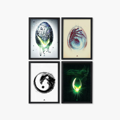 The Alien Collection Art Poster-Combo