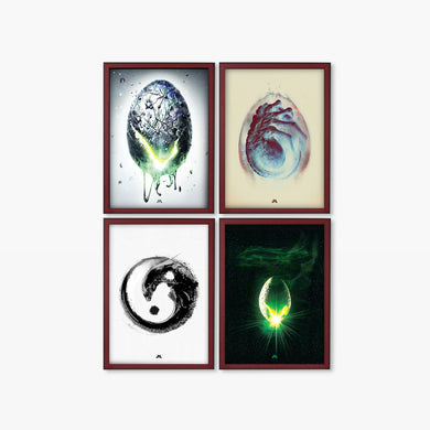 The Alien Collection Art Poster-Combo