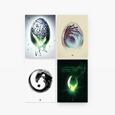 The Alien Collection Art Poster-Combo