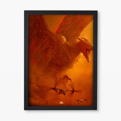 Godzilla and Friends Art Poster-Combo