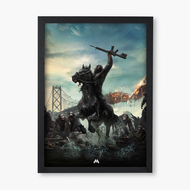 The Planet of the Apes Collection Art Poster-Combo