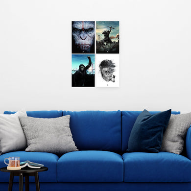 The Planet of the Apes Collection Art Poster-Combo