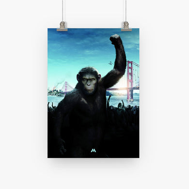 The Planet of the Apes Collection Art Poster-Combo