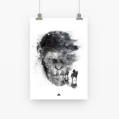 The Planet of the Apes Collection Art Poster-Combo