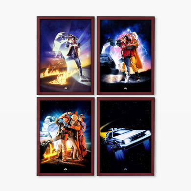 Back to the Future Collection Art Poster-Combo