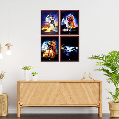 Back to the Future Collection Art Poster-Combo