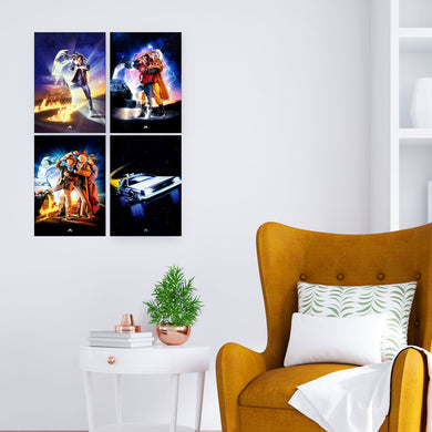 Back to the Future Collection Art Poster-Combo
