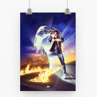 Back to the Future Collection Art Poster-Combo