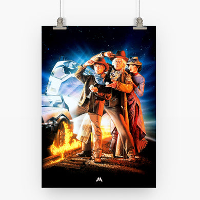 Back to the Future Collection Art Poster-Combo
