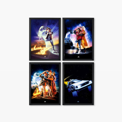 Back to the Future Collection Art Poster-Combo